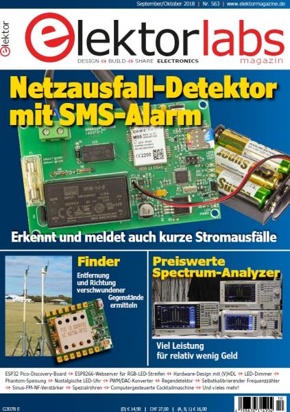 Elektor Electronics №9-10 (September-Oktober 2018) Germany