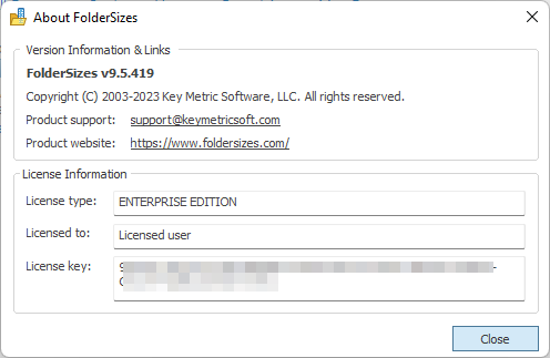 FolderSizes 9.5.419 Enterprise Edition
