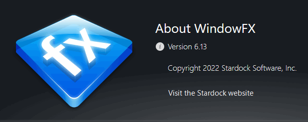 Stardock WindowFX 6.13