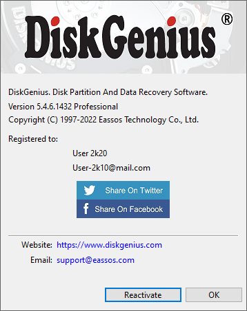 DiskGenius Professional 5.4.6.1432 + Portable