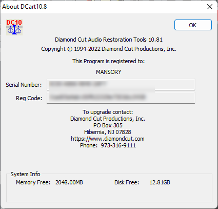Diamond Cut Audio Restoration Tools 10.81