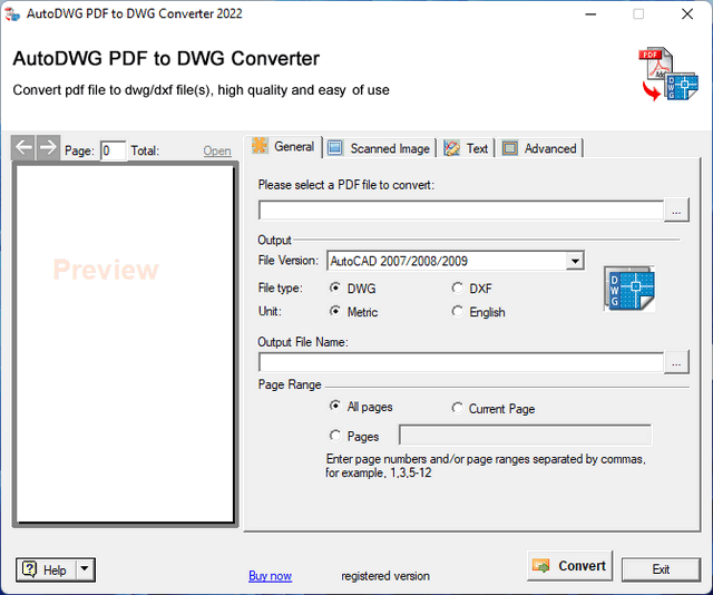 AutoDWG PDF to DWG Converter Pro 2022 4.5