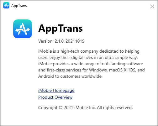 AppTrans Pro 2.1.0.20211019
