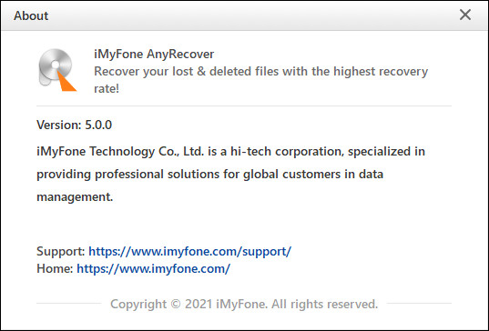 iMyFone AnyRecover 5.0.0.4