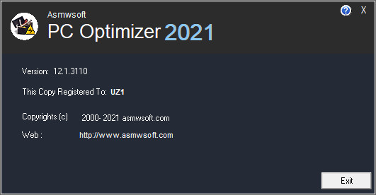 Asmwsoft PC Optimizer 2021 v12.1.3110