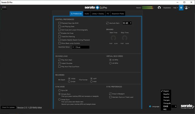 Serato DJ Pro 2.5.1 Build 649