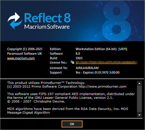 Macrium Reflect 8.0.5903 Workstation / Server Plus