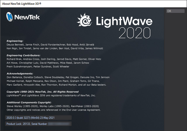 NewTek LightWave 3D 2020.0.3 Build 3227