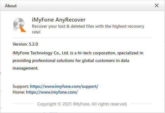 iMyFone AnyRecover 5.2.0.9