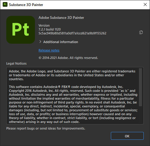 Adobe Substance 3D Painter 7.2.1.1120
