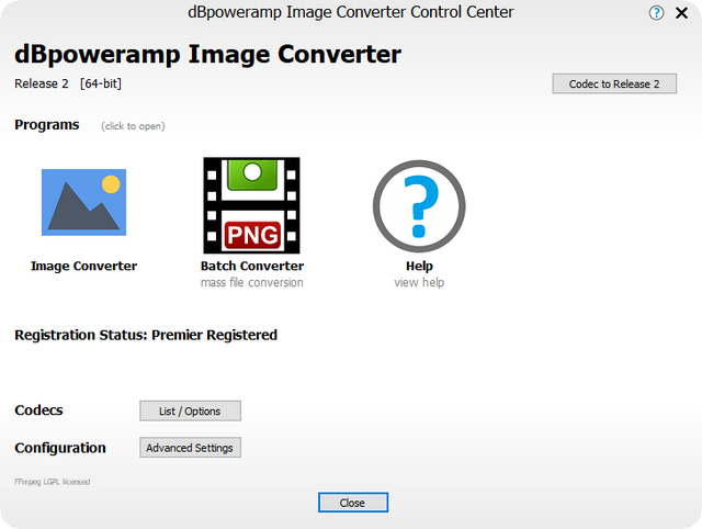 dBpoweramp Image Converter R2 Premier 2.0.0.1