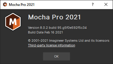 Boris FX Mocha Pro 2021 v8.0.2 Build 95