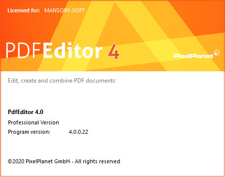 PixelPlanet PdfEditor 4.0.0.22