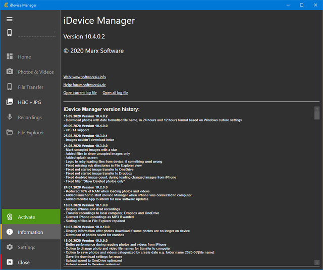 iDevice Manager Pro Edition 10.4.0.2