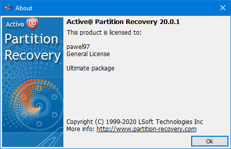 Active Partition Recovery Ultimate 20.0.1