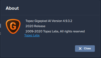 Topaz Gigapixel AI 4.9.3.2