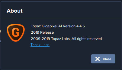 Topaz Gigapixel AI 4.4.5