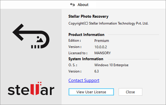 Stellar Photo Recovery Professional / Premium 10.0.0.2