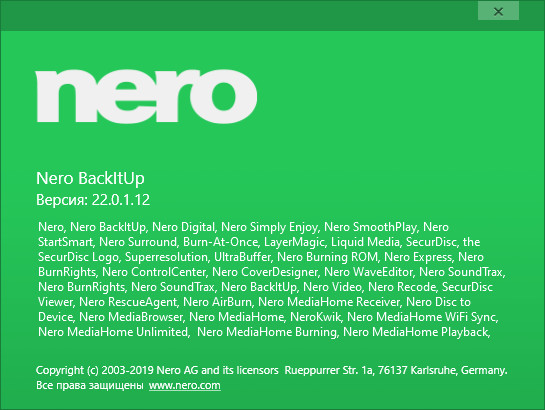 Nero BackItUp 2020 22.0.1.12