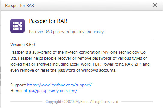 Passper for RAR 3.5.0.2
