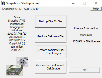 Drive SnapShot 1.47.0.18511 + Portable