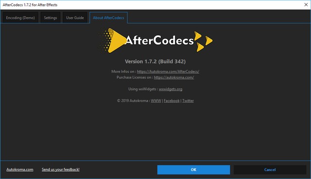instal the last version for windows AfterCodecs 1.10.15