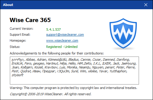 Wise Care 365 Pro 5.4.1 Build 537 + Portable