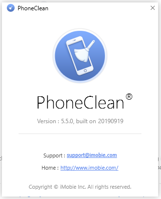 PhoneClean Pro 5.5.0.20190919