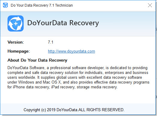 Do Your Data Recovery 7.1 Professional / Technician / Enterprise / AdvancedPE Edition