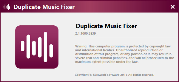 Duplicate Music Fixer 2.1.1000.5839