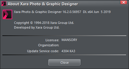 Xara Photo & Graphic Designer 16.2.0.56957