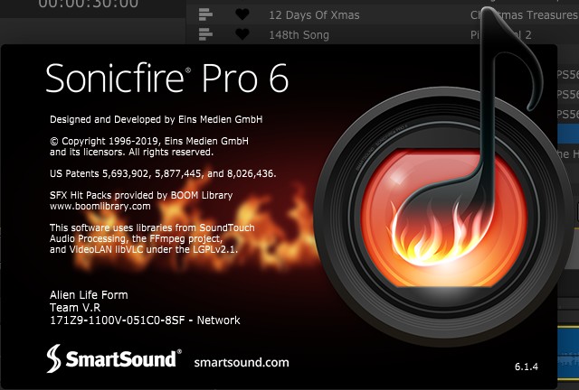 SmartSound SonicFire Pro 6.1.4