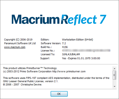 Macrium Reflect 7.2.4156 Workstation / Server Plus