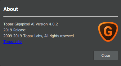 Topaz A.I. Gigapixel 4.0.2