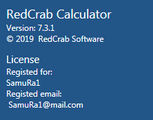 RedCrab Calculator PLUS 7.3.1.707