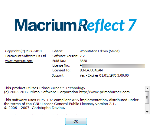 Macrium Reflect 7.2.3858