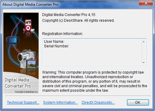 DeskShare Digital Media Converter Pro 4.15