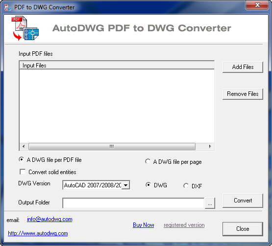 AutoDWG PDF to DWG Converter Pro 2019 3.9.1