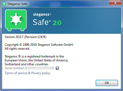 Steganos Safe 20.0.7 Revision 12476