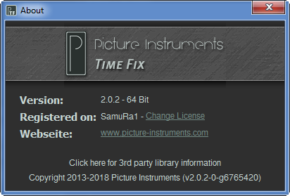 Picture Instruments Time Fix 2.0.2