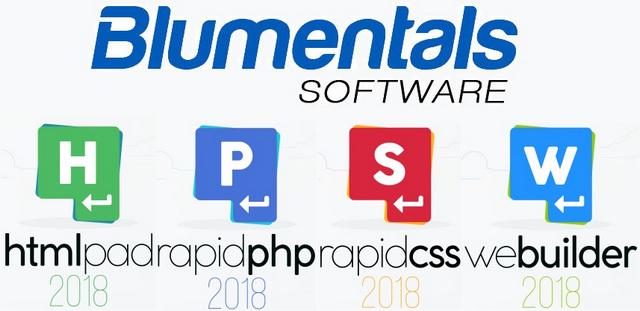Blumentals HTMLPad | Rapid CSS | Rapid PHP | WeBuilder 2018 15.1.0.202