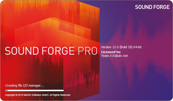MAGIX Sound Forge Pro 12.0 Build 29