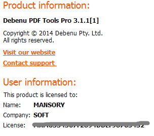 Debenu PDF Tools Pro 3.1.1.1