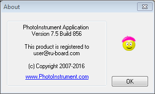 PhotoInstrument 7.5 Build 856