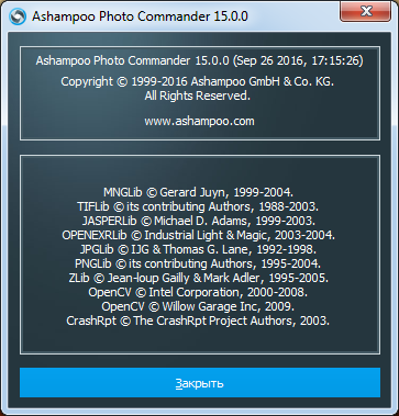 Ashampoo Photo Commander 15.0.0