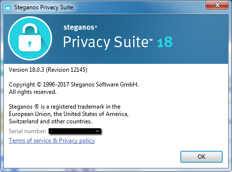 Steganos Privacy Suite 18.0.3 Revision 12145