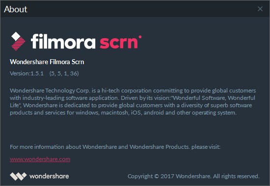 Wondershare Filmora Scrn 1.5.1 + Portable