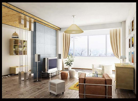 Сцены интерьеров гостиной часть 7