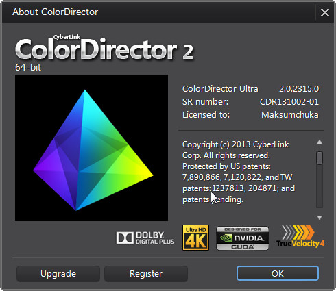 download the last version for windows Cyberlink ColorDirector Ultra 11.6.3020.0