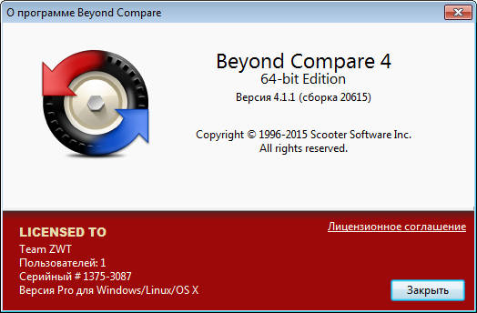 Beyond Compare Pro 4.1.1.20615